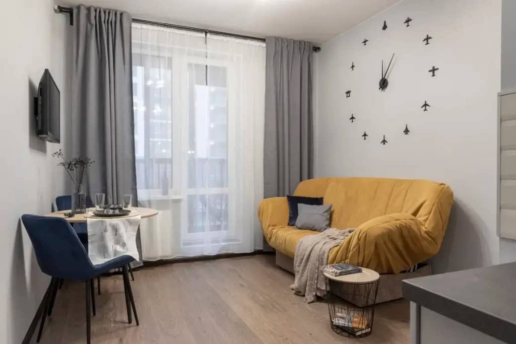 Апартаменты Студия с Балконом Moderna Flat у Аэропорта: фото 7