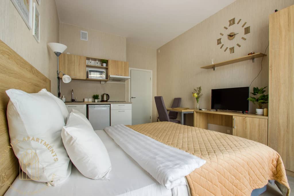 Апартаменты Студия Natalie Apartments Пулковское шоссе 14с6: фото 4