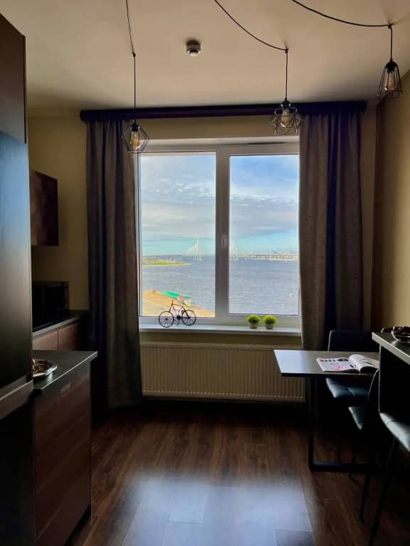 Апартаменты Piter Apartments Двухкомнатные видовые с кондиционером ЖК Эмеральд: фото 5