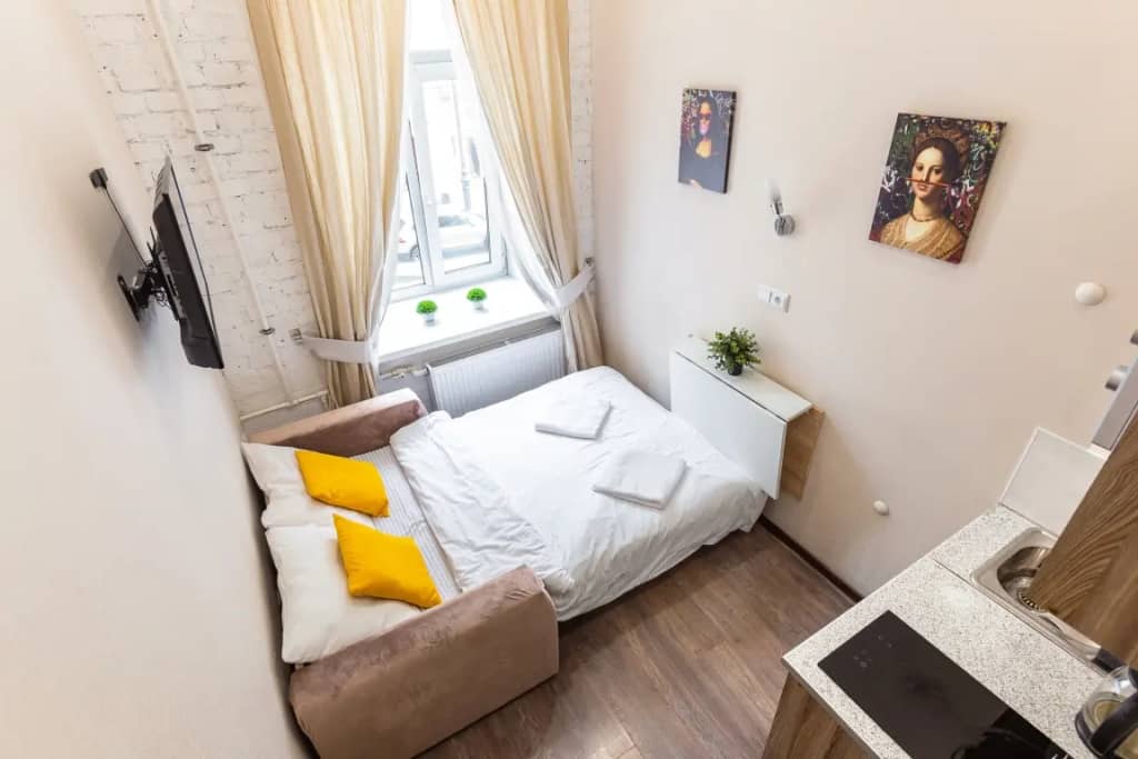 Апартаменты ROOMSTAY метро Петроградская с видом на город: фото 6