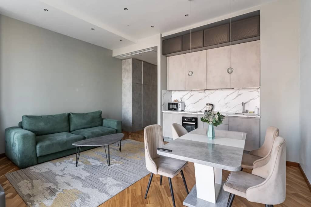 Апартаменты Москва Сити уютная Grand Studio с незабываемым видом: фото 5