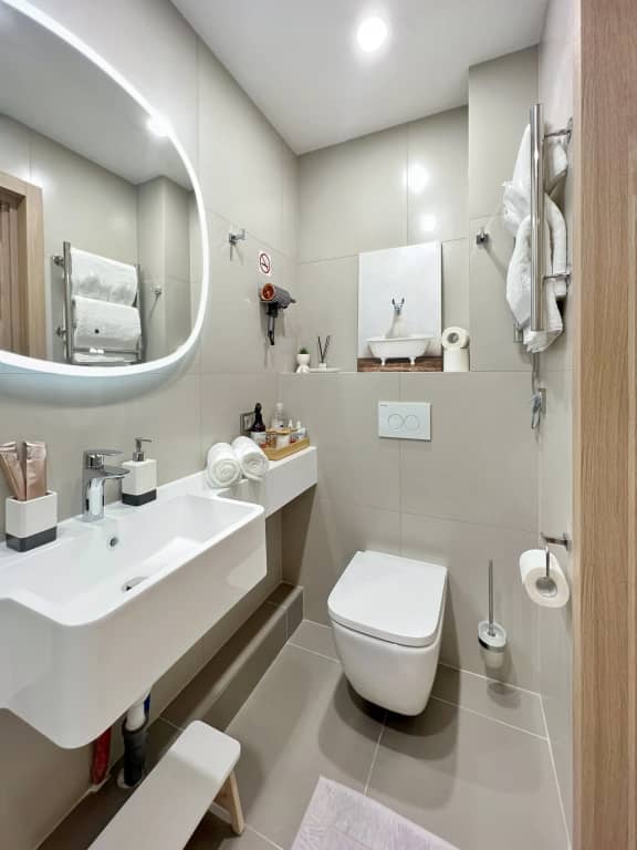 Апартаменты Granada Красивая студия в новом апарт-отеле на берегу канала: фото 5