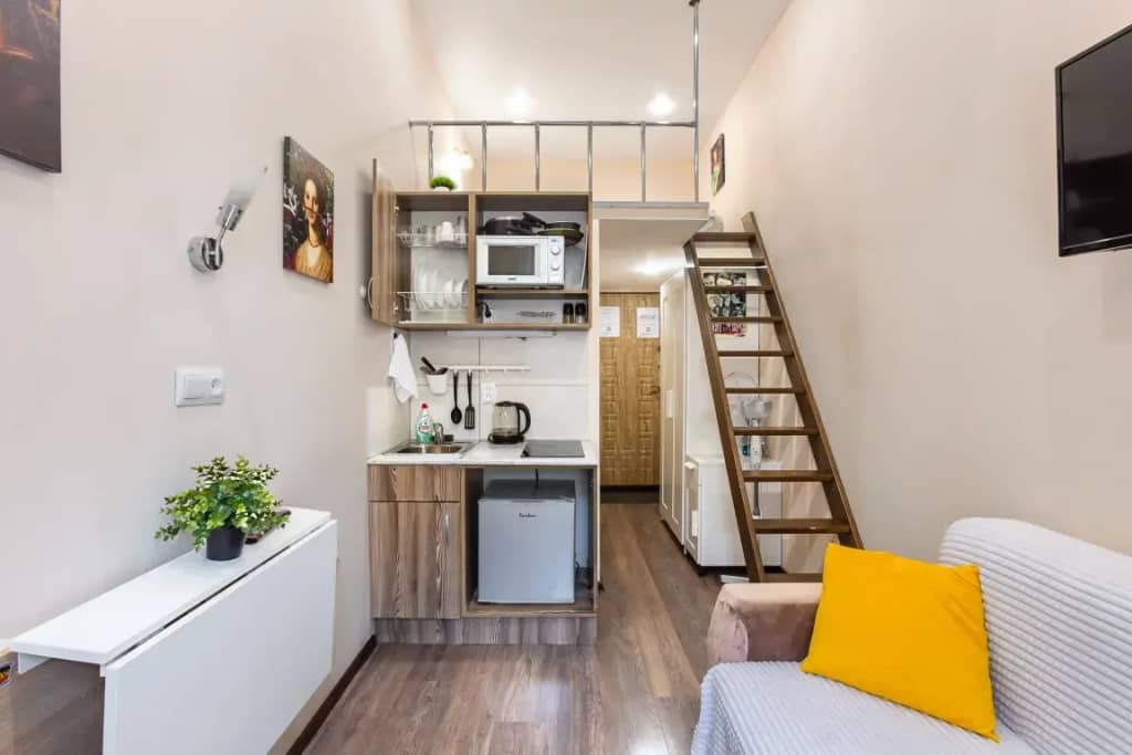 Апартаменты ROOMSTAY метро Петроградская с видом на город: фото 7