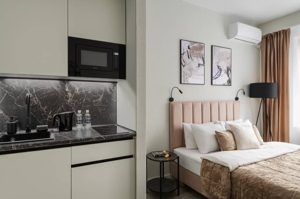 Апартаменты Comfort Life на Электрозаводской Студия: фото 4