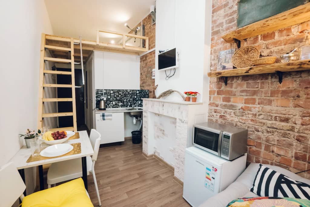 Апартаменты Стильная двухуровневая студия LOFT 1: фото 5