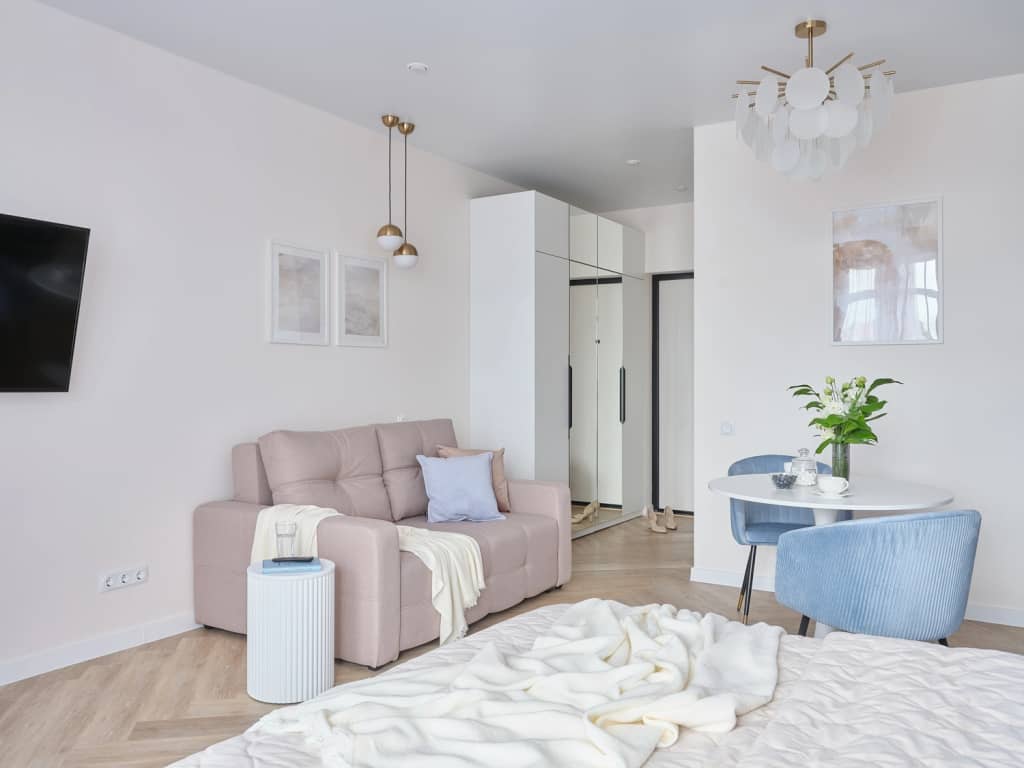 Апартаменты White Beach Studio Самостоятельное Заселение: фото 4
