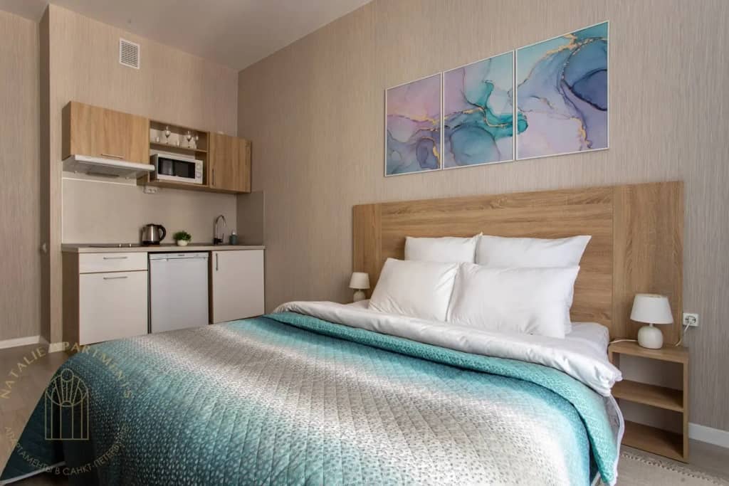 Апартаменты Студия Natalie Apartments Пулковское шоссе 14с6: фото 4