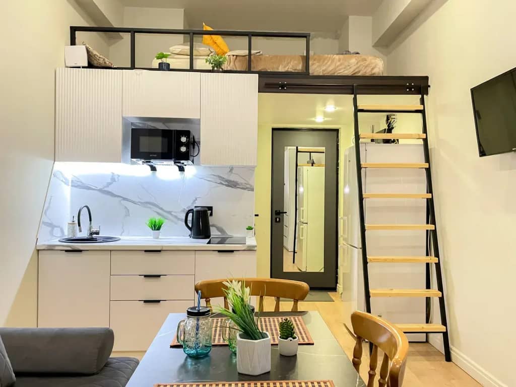 Квартира Двухуровневая студия на Беговой Dayker City Apartments: фото 5