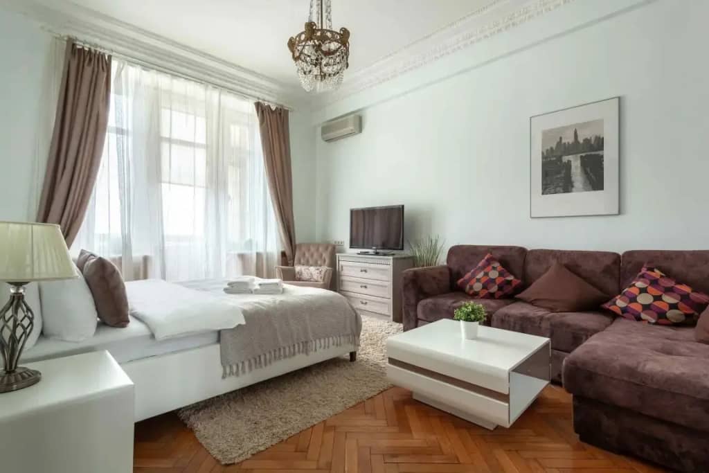 Апартаменты Люкс с Балконом и Видом на Москва-Сити: фото 7