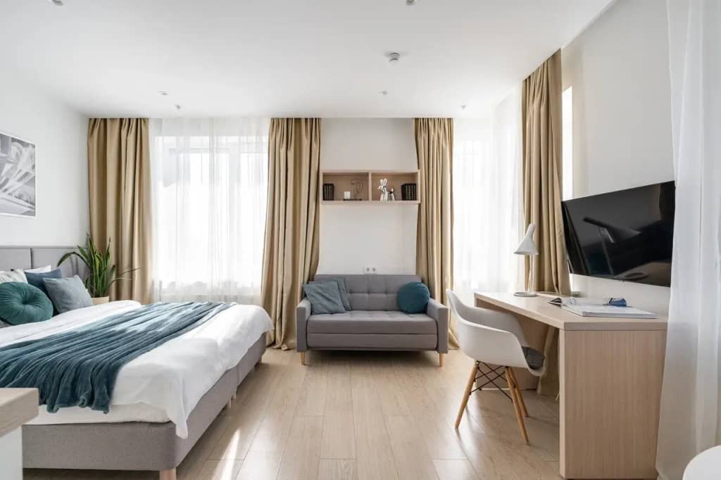 Апартаменты Family Apartment с панорамным видом на город: фото 4