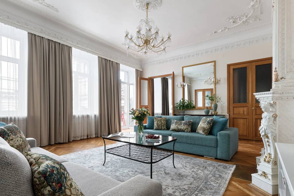 Апартаменты Minin Apartments с видом на Казанский собор 120 кв.м.: фото 7