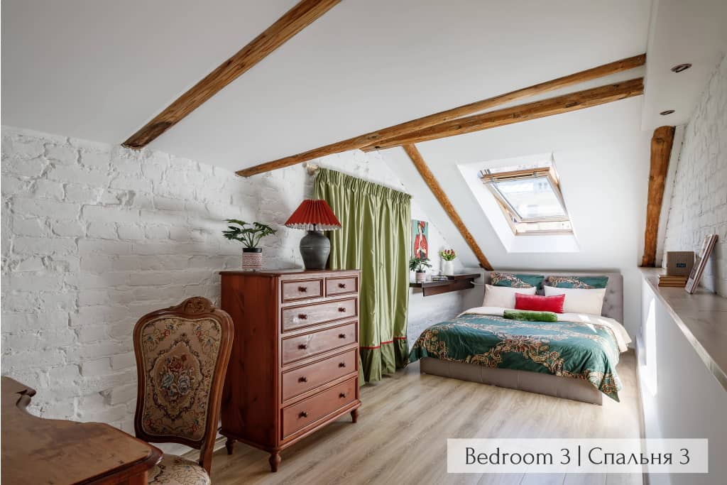 Апартаменты Minin Apartments Богемная Двухуровневая Мансарда 150 кв.м: фото 5