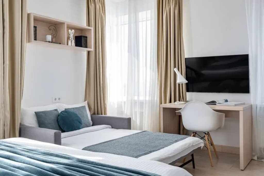 Апартаменты Family Apartment с панорамным видом на город: фото 6
