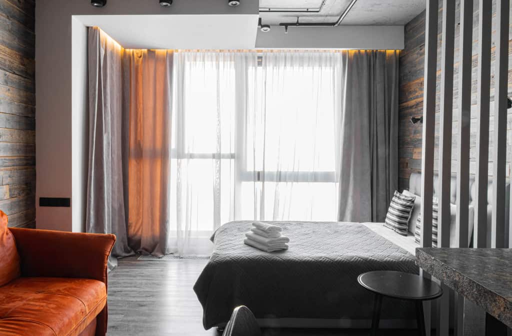 Апартаменты Lalapart Wooden Loft с дизайнерским ремонтом в ЖК Лайнер: главное фото 1