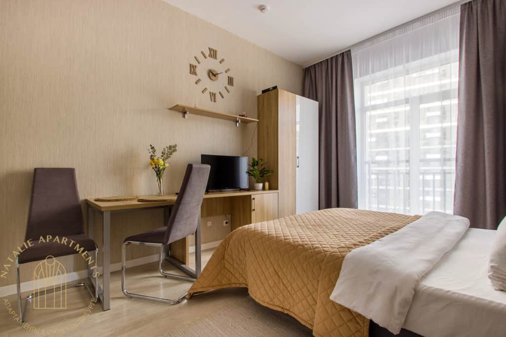 Апартаменты Студия Natalie Apartments Пулковское шоссе 14с6: фото 3
