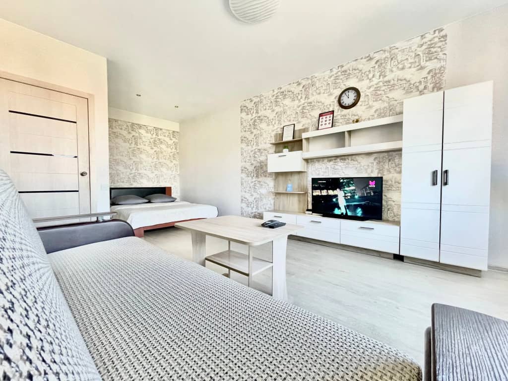 Большая однокомнатная квартира сети "PanApartments" на центральной улице города: фото 7