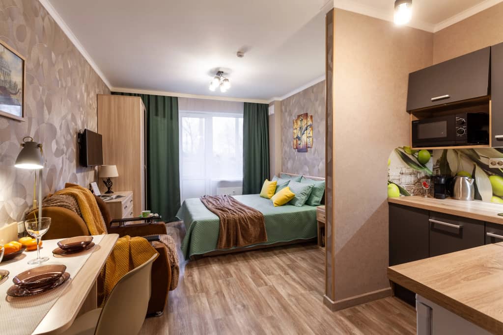 Квартира Романтическая Студия у Метро: фото 5