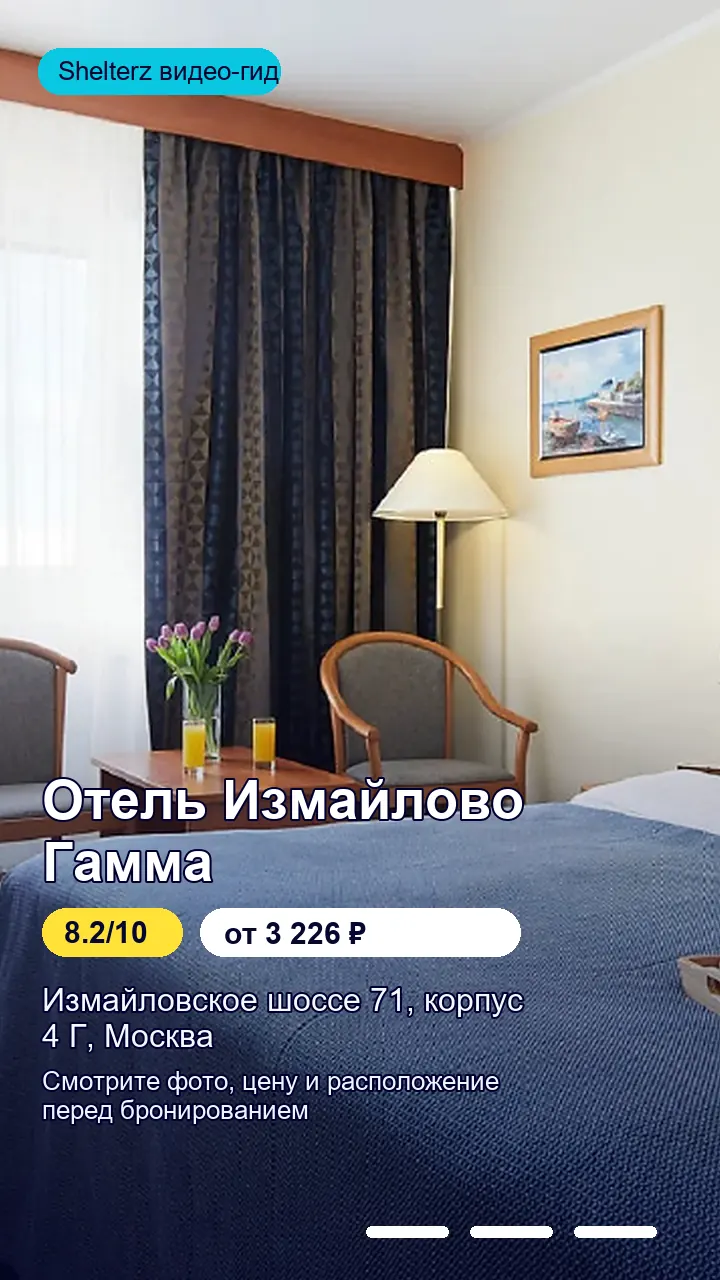 Видеообзор Отель Izmailovo Gamma: номера, локация и цена от